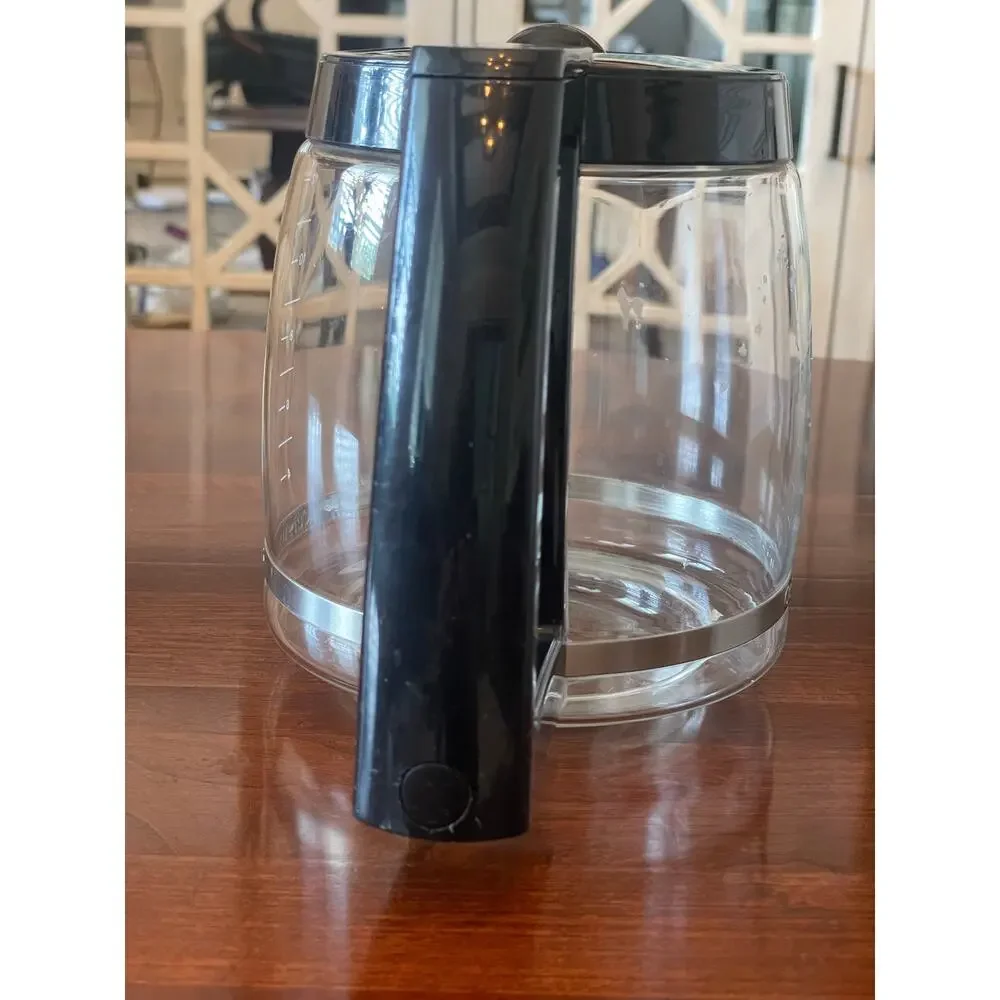 Cuisinart 12 Cup Replacement Coffee Carafe Black Glass